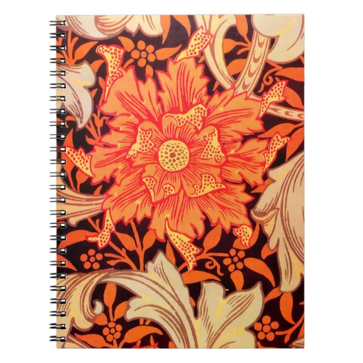 William Morris Marigold Vintag Floral Notizblock (Vorderseite)