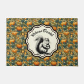 William Morris maßgeschneiderte Pumpkins und Eichh Fußmatte (Vorderseite)