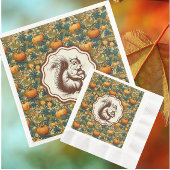 William Morris maßgeschneiderte Pumpkins und Eichh Tischdecke