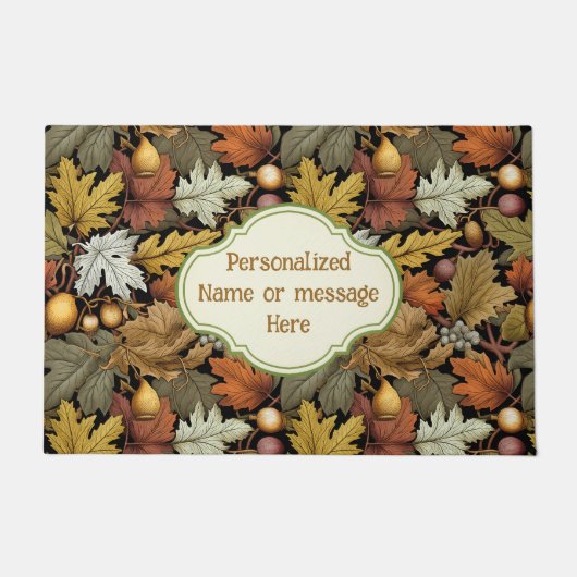 William Morris maßgeschneiderter Herbstgärtner Fußmatte (Vorderseite)