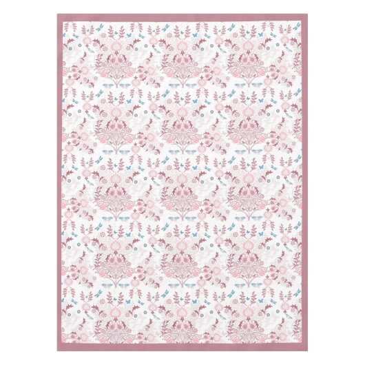 William Morris Mauve Tischdecke (Vorderseite)