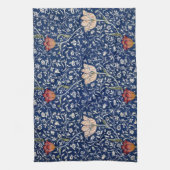 William Morris Medway Blaue Blüten Geschirrtuch (Vertikal)