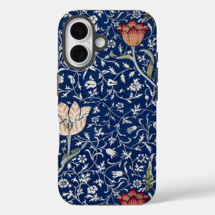 William Morris Medway Blaue Tulpe Florale Kunst iPhone 16 Hülle