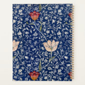 William Morris Medway Blaues Blumenmuster Planer (Rückseite)