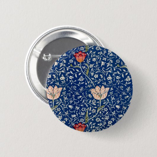 William Morris Medway Blue Floral Button (Vorne & Hinten)