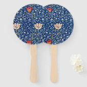 William Morris Medway Blue Floral Fächer (Vorne und Hinten)