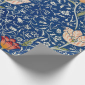 William Morris Medway Blue Floral Geschenkpapier (Ecke)