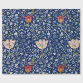 William Morris Medway Blue Floral Geschenkpapier (Flach)
