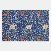 William Morris Medway Blue Floral Geschenkpapier Set (Vorderseite 3)