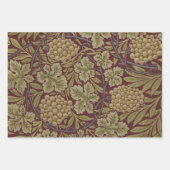 William Morris Medway Blue Floral Geschenkpapier Set (Vorderseite 3)