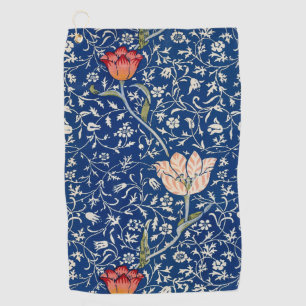 William Morris Medway Blue Floral Golfhandtuch