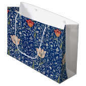 William Morris Medway Blue Floral Große Geschenktüte (Vorderseite Schrägansicht)