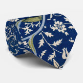 William Morris Medway Blue Floral Krawatte (Gerollt)