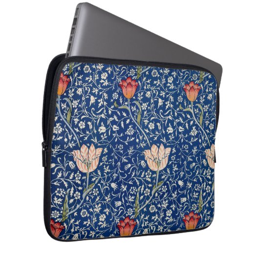 William Morris Medway Blue Floral Laptopschutzhülle (Vorne Rechts)