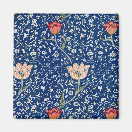 William Morris Medway Blue Floral Magnet (Vorne)