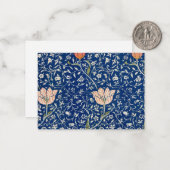 William Morris Medway Blue Floral Mitteilungskarte (Vorderseite/Rückseite Beispiel)