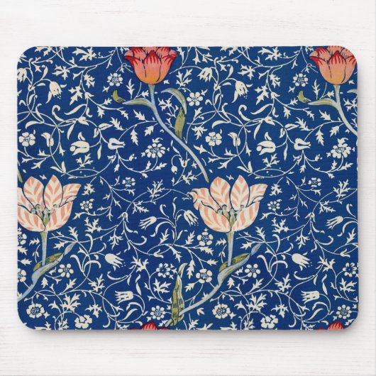 William Morris Medway Blue Floral Mousepad (Vorne)
