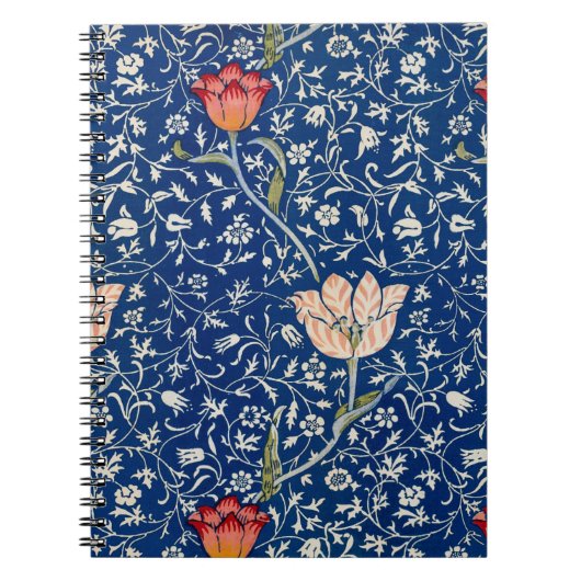William Morris Medway Blue Floral Notizblock (Vorderseite)