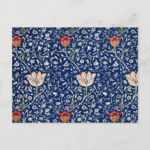 William Morris Medway Blue Floral Postkarte