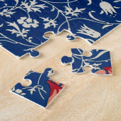 William Morris Medway Blue Floral Puzzle (Seite)