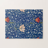 William Morris Medway Blue Floral Puzzle (Horizontal)