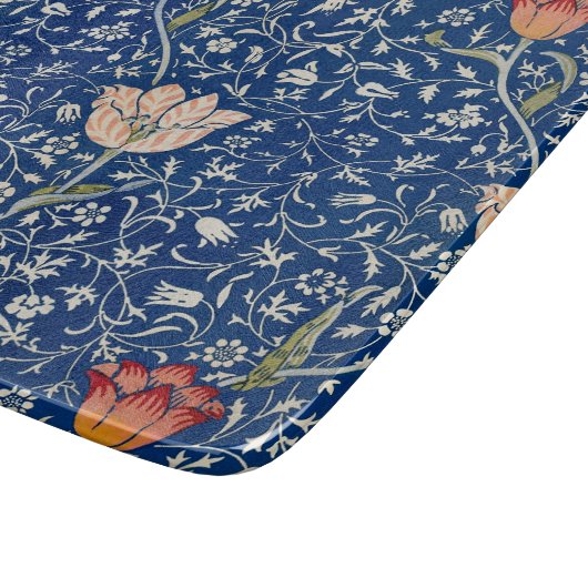 William Morris Medway Blue Floral Schneidebrett (Ecke)