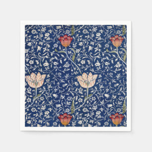William Morris Medway Blue Floral Serviette