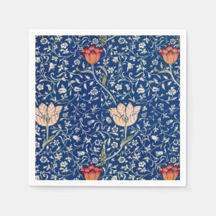 William Morris Medway Blue Floral Serviette