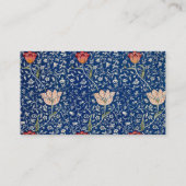 William Morris Medway Blue Floral Visitenkarte (Rückseite)