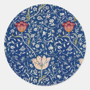 William Morris Medway-Muster Runder Aufkleber