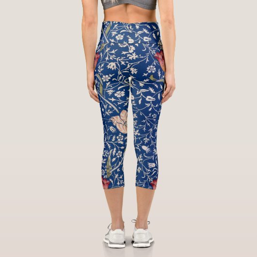 William Morris Medway Pattern Capri Leggings (Rückseite)