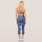 William Morris Medway Pattern Capri Leggings (Rückseite)
