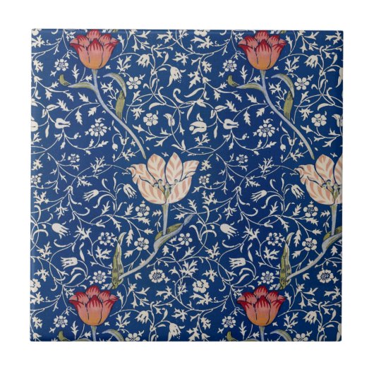 William Morris Medway Pattern Fliese (Vorderseite)