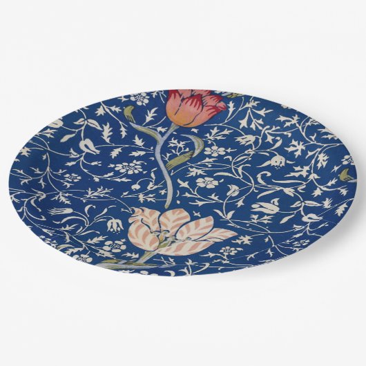 William Morris Medway Pattern Pappteller (Schrägansicht)