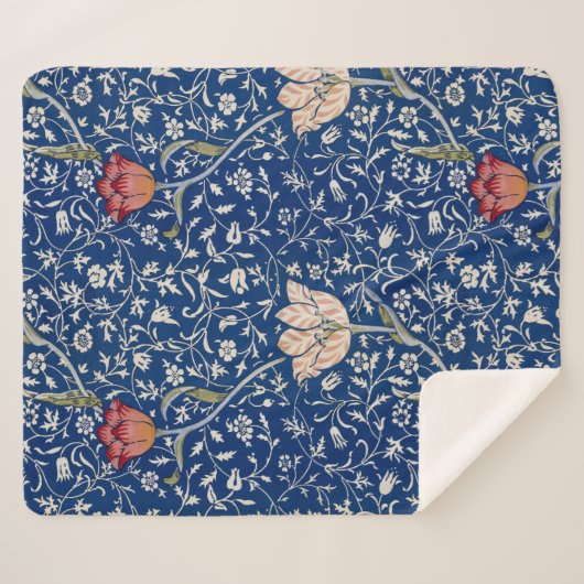 William Morris Medway Pattern Sherpadecke (Vorderseite (Horizontal))