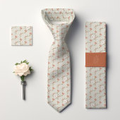 William Morris Mit Monogramm Garden Tulip Floral Krawatte