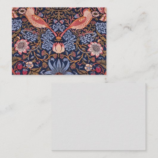 William Morris Mitteilungskarte (Vorne/Hinten)