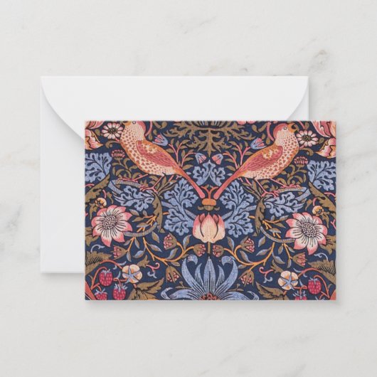 William Morris Mitteilungskarte (Vorderseite)