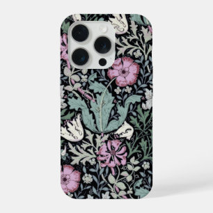 William Morris Mohn Botanical viktorianische Tapet iPhone 15 Pro Hülle