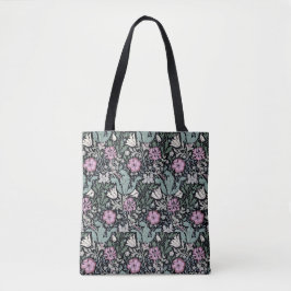 William Morris Mohn Botanical viktorianische Tapet Tasche
