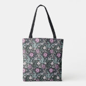 William Morris Mohn Botanical viktorianische Tapet Tasche (Rückseite)