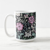 William Morris Mohn Botanical Viktorianisches Tape Kaffeetasse (Links)