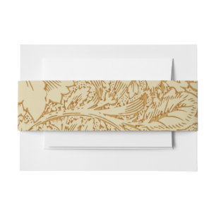 William Morris Mohnblumen-Blumentapete Einladungsbanderole