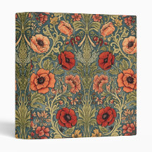 William Morris Mohnblumen im Art Nouveau Stil