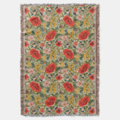 William Morris Mohnblumen im Art Nouveau Stil Decke (Vorderseite Vertikal)