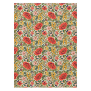William Morris Mohnblumen im Art Nouveau Stil Tischdecke