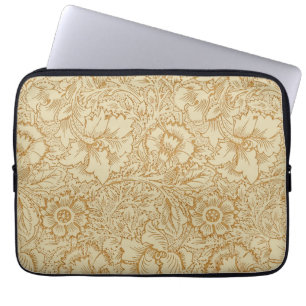 William Morris Mohnblumen Tapete Laptopschutzhülle