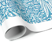 William Morris-MUSTER BLAUES BLUMENPackpapier Geschenkpapier (Rolleneckpunkt)