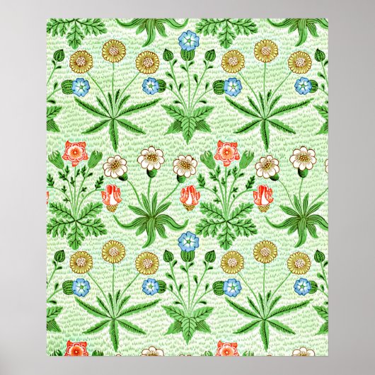 William Morris Muster, Daisy Poster (Vorne)
