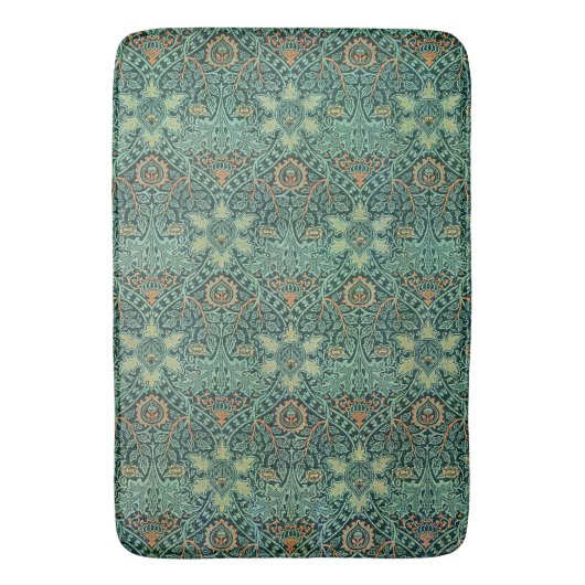 William Morris Muster, Ispahan Badematte (Vorderseite Vertikal)